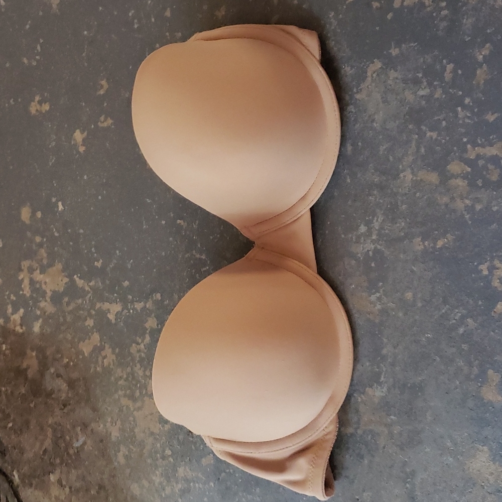 Strapless Tan Bra 36C